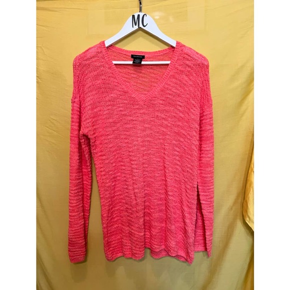 Coral Calvin Klein Sweater Medium - Picture 8 of 9